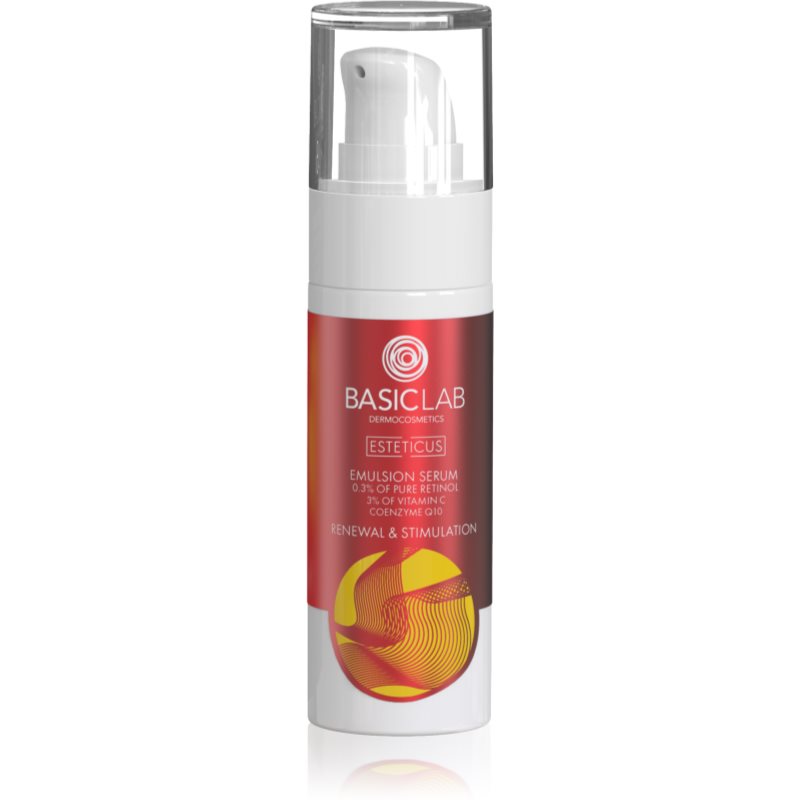 BasicLab Dermocosmetics Esteticus éjszakai megújító emulzió 0.3% Pure Retinol 30 ml-Ár