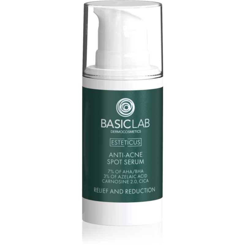 BasicLab Dermocosmetics Esteticus helyi ápolás pattanásos bőrre A.H.A.-val (Alpha Hydroxy Acids) 15 ml-Ár