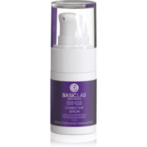 BasicLab Dermocosmetics Esteticus helyreállító szérum a pigment foltok ellen 0.05% Pure Retinal 15 ml