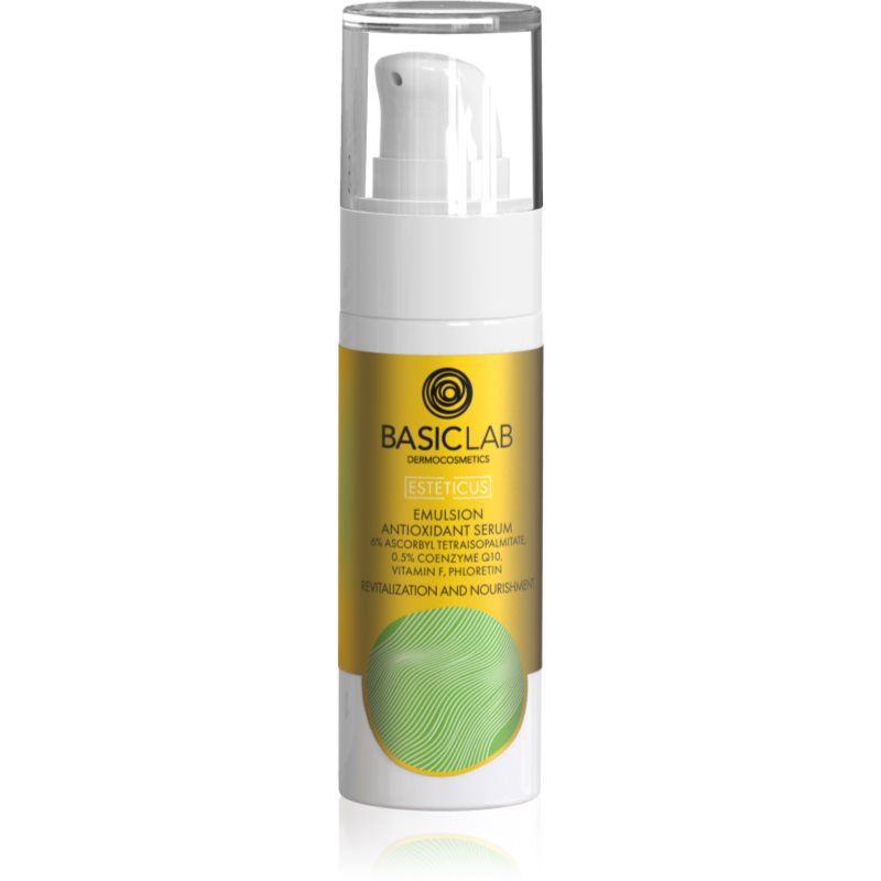 BasicLab Dermocosmetics Esteticus revitalizáló arc emulzió antioxidáns hatású 30 ml-Ár