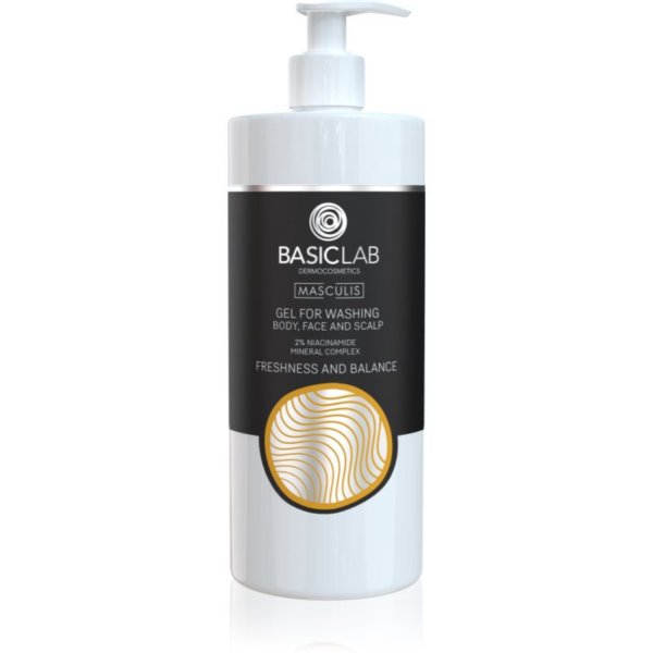 BasicLab Dermocosmetics Masculis tusfürdő gél arcra