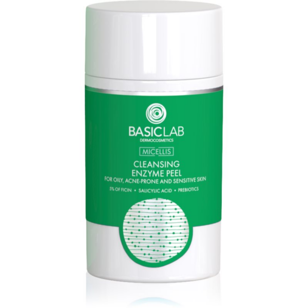 BasicLab Dermocosmetics Micellis enzimatikus peeling zsíros és problémás bőrre 35 g