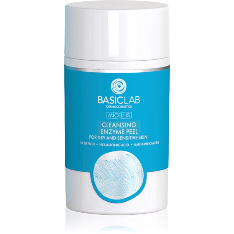 BasicLab Dermocosmetics Micellis gyengéd enzimatikus peeling száraz és érzékeny bőrre 35 g
