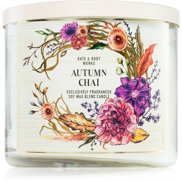 Bath & Body Works Autumn Chai illatgyertya 411 g