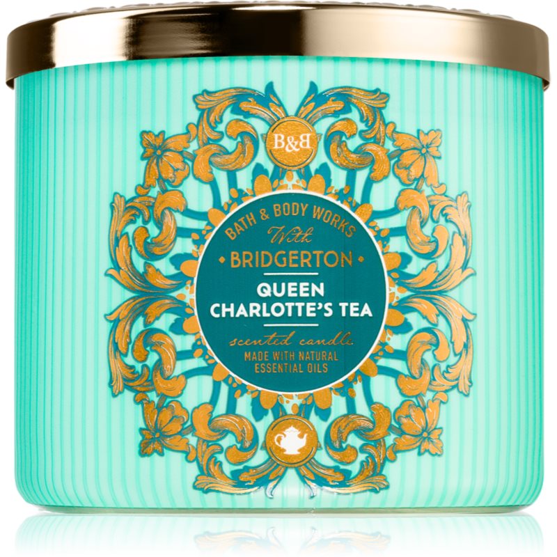 Bath & Body Works Bridgerton Queen Charlotte's Tea illatgyertya 411 g-Ár