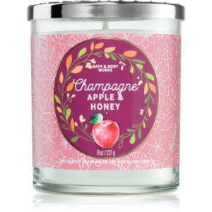 Bath & Body Works Champagne Apple & Honey illatgyertya 227 g