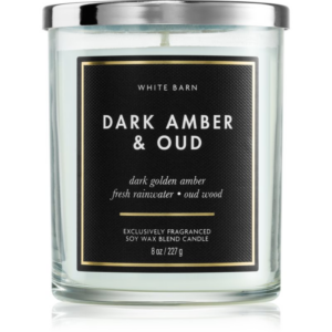 Bath & Body Works Dark Amber & Oud gyertya 227 g