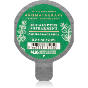 Bath & Body Works Eucalyptus Spearmint illat autóba utántöltő 6 ml-Ár