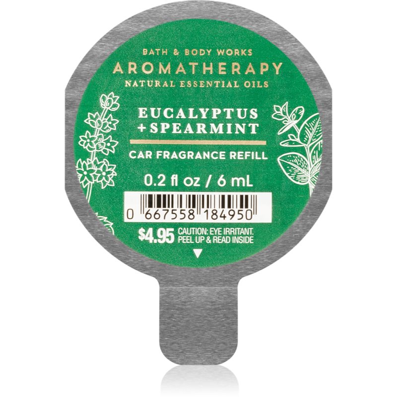 Bath & Body Works Eucalyptus Spearmint illat autóba utántöltő 6 ml-Ár