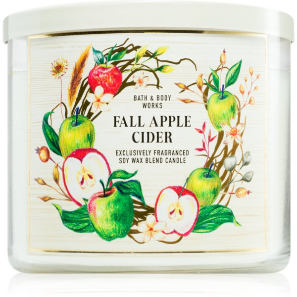 Bath & Body Works Fall Apple Cider illatgyertya 411 g