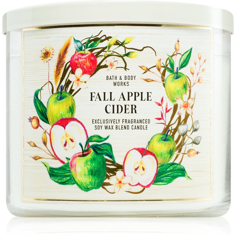 Bath & Body Works Fall Apple Cider illatgyertya 411 g