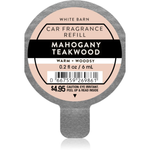 Bath & Body Works Mahogany Teakwood illat autóba 6 ml-Ár