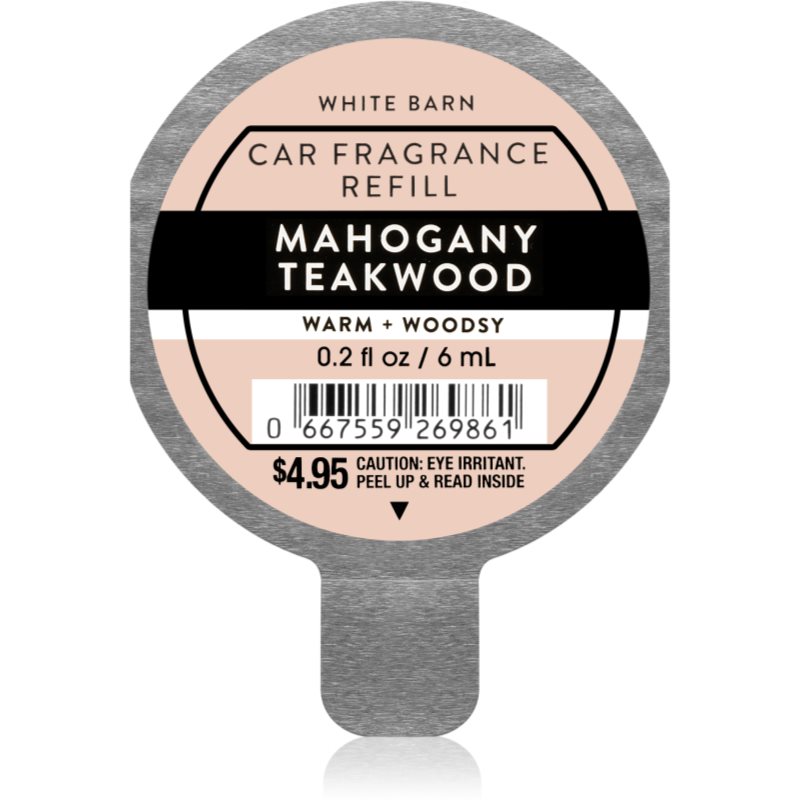 Bath & Body Works Mahogany Teakwood illat autóba 6 ml-Ár