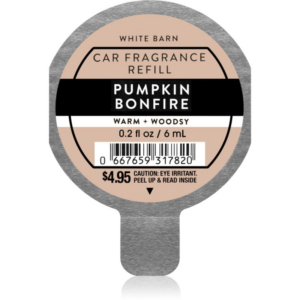 Bath & Body Works Pumpkin Bonfire illat autóba utántöltő 6 ml