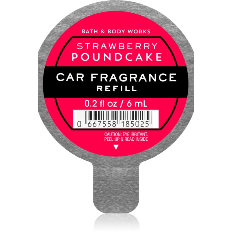 Bath & Body Works Strawberry Pound Cake illat autóba utántöltő 6 ml-Ár
