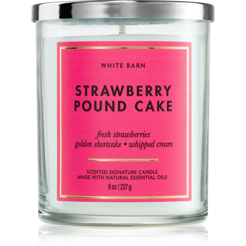 Bath & Body Works Strawberry Pound Cake illatgyertya 227 g