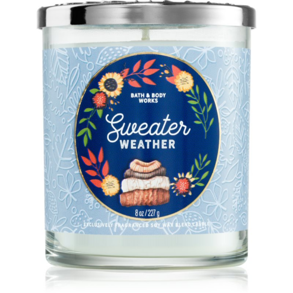 Bath & Body Works Sweater Weather illatgyertya 227 g
