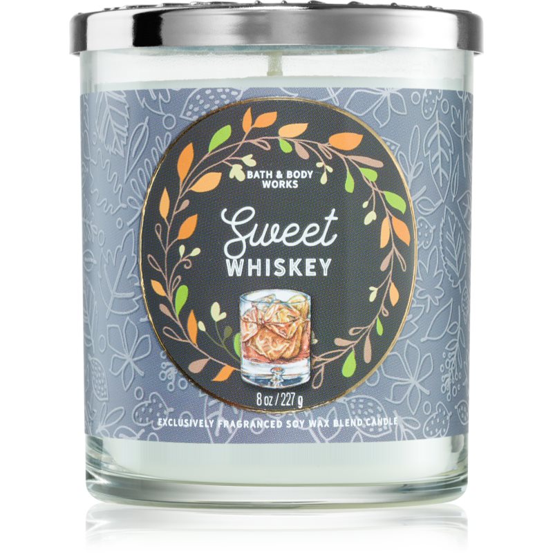 Bath & Body Works Sweet Whiskey illatgyertya 227 g