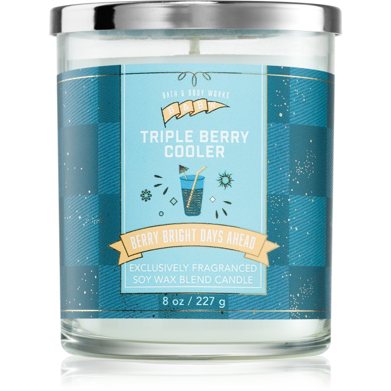 Bath & Body Works Triple Berry Cooler illatgyertya 227 g