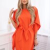 Batwings Oversize Dress Orange