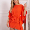 Batwings Oversize Dress Orange