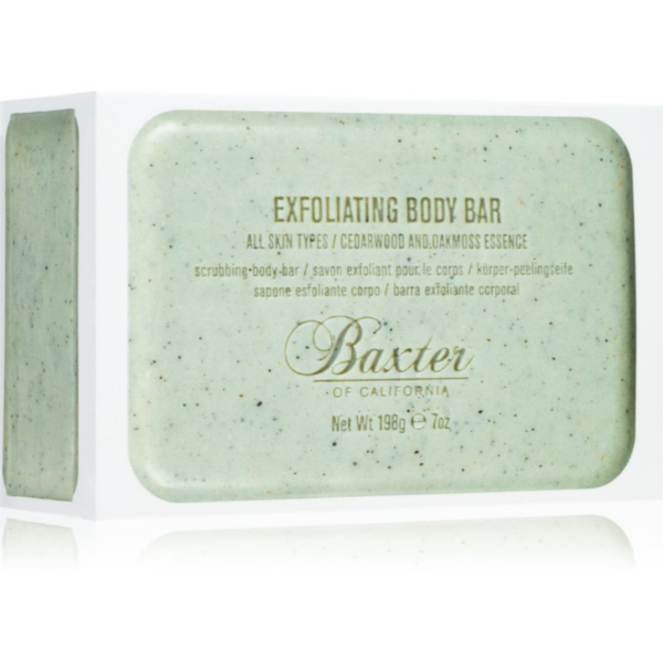 Baxter of California Exfoliating Body Bar Cedarwood & Oakmoss Essence radírozó testszappan uraknak 198 g-Ár