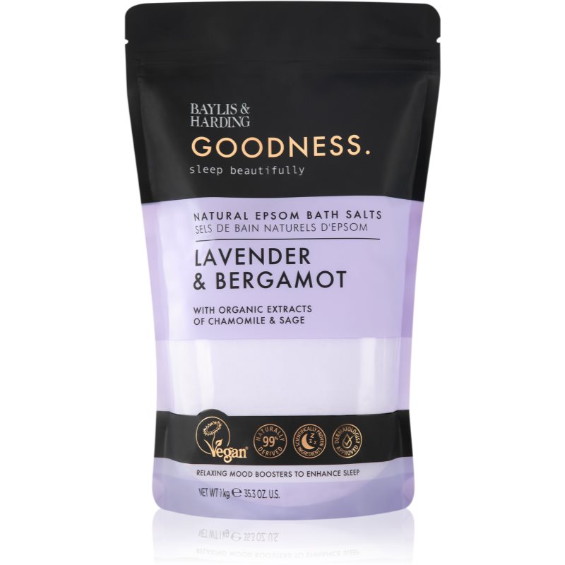 Baylis & Harding Goodness Sleep Beautifully fürdősó levendulával 1 kg-Ár