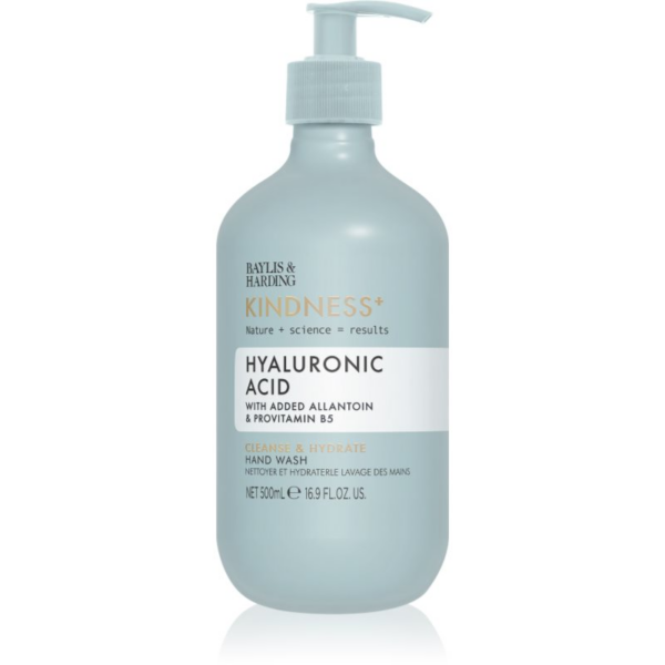 Baylis & Harding Kindness+ Hyaluronic Acid folyékony szappan hidratáló hatással illatok Pear & Neroli 500 ml-Ár