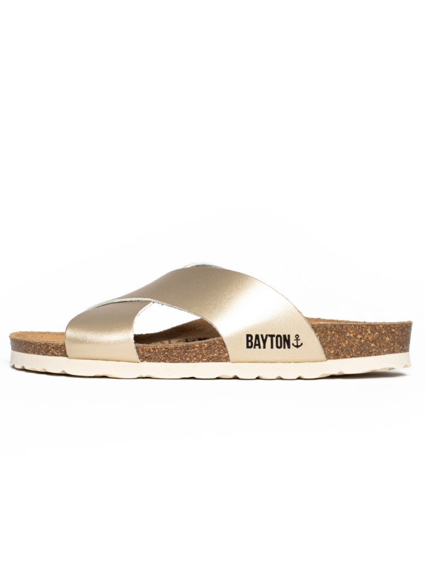 Bayton Papucs 'Gomera'  arany / fekete-Hungary