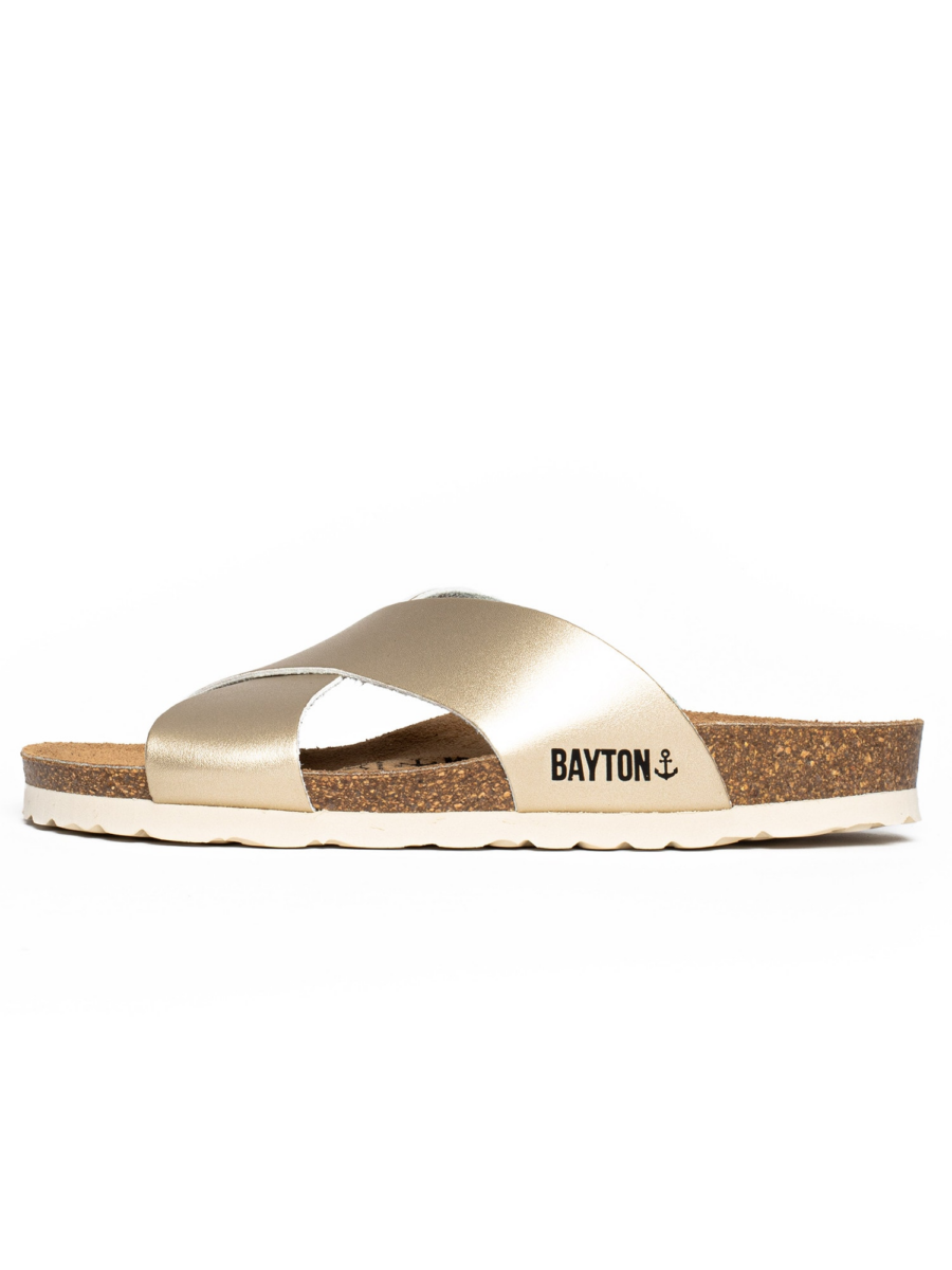 Bayton Papucs 'Gomera'  arany / fekete-Hungary
