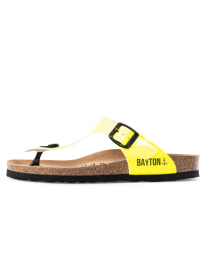 Bayton Papucs 'Mercure'  limone / fekete-Hungary
