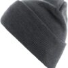 Beanie Basic Flap Long Version V.Grey