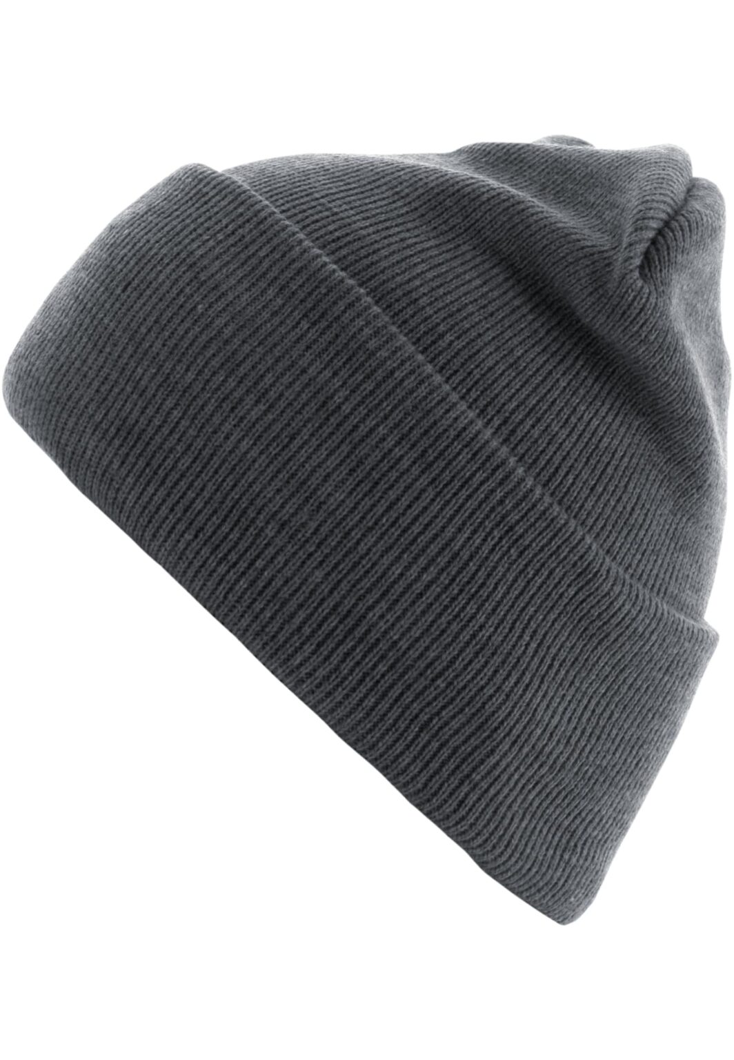 Beanie Basic Flap Long Version V.Grey