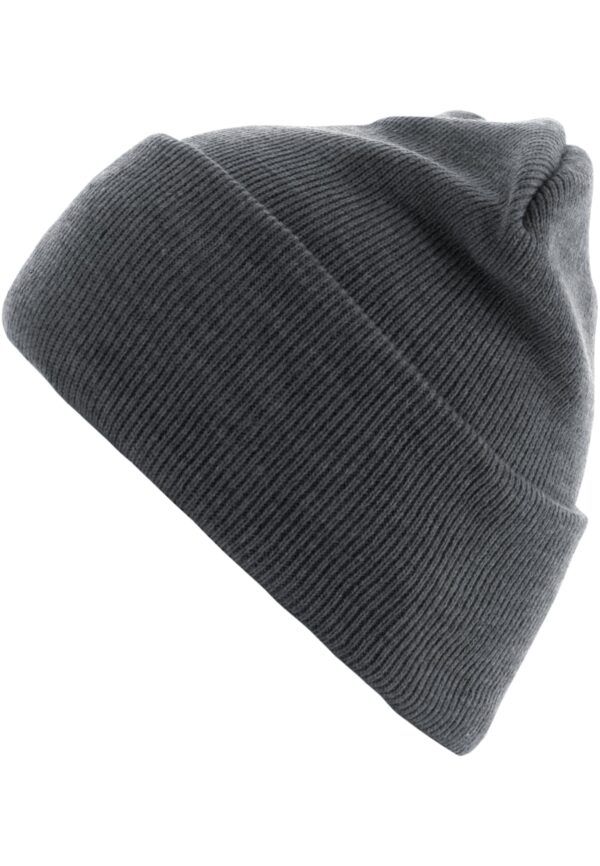 Beanie Basic Flap Long Version V.Grey