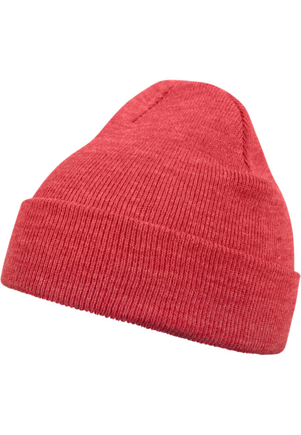 Beanie Basic Flap h.RED