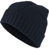 Beanie Cable Flap Hat - Blue