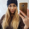Beanie with fleece Sonia K201 dark blue
