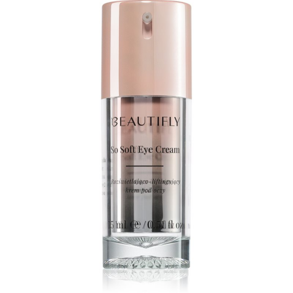 Beautifly So Soft Eye cream bőrélénkítő krém a ráncok ellen liftinges hatással a szem köré 15 ml-Ár