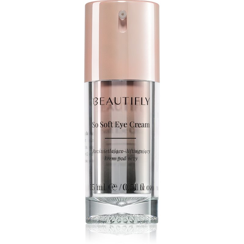 Beautifly So Soft Eye cream bőrélénkítő krém a ráncok ellen liftinges hatással a szem köré 15 ml-Ár