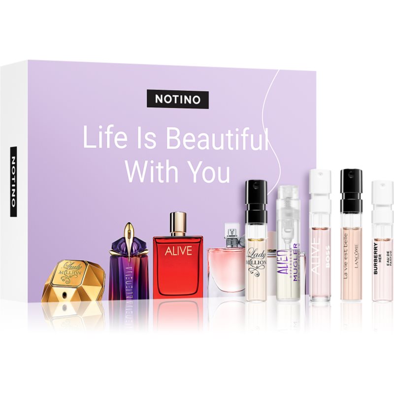 Beauty Discovery Box Notino Life Is Beautiful With You szett hölgyeknek-ár