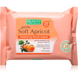Beauty Formulas Apricot nedves tisztító törlőkendők 25 db-Ár