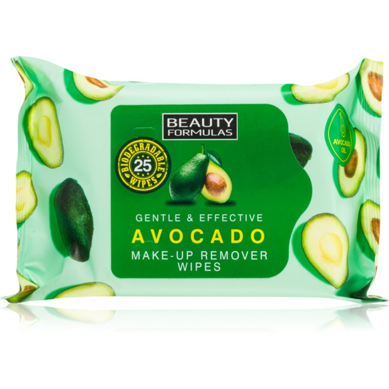Beauty Formulas Avocado nedves törlőkendők 25 db-Ár