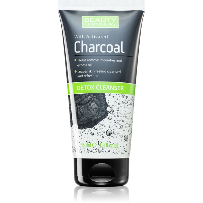 Beauty Formulas Charcoal tisztító gél faszénnel zsíros és problémás bőrre 150 ml-Ár