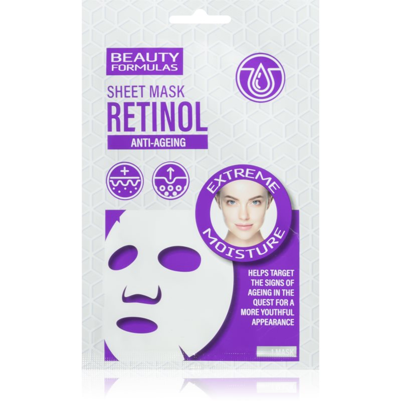 Beauty Formulas Retinol arcmaszk a bőröregedés ellen 1 db-Ár