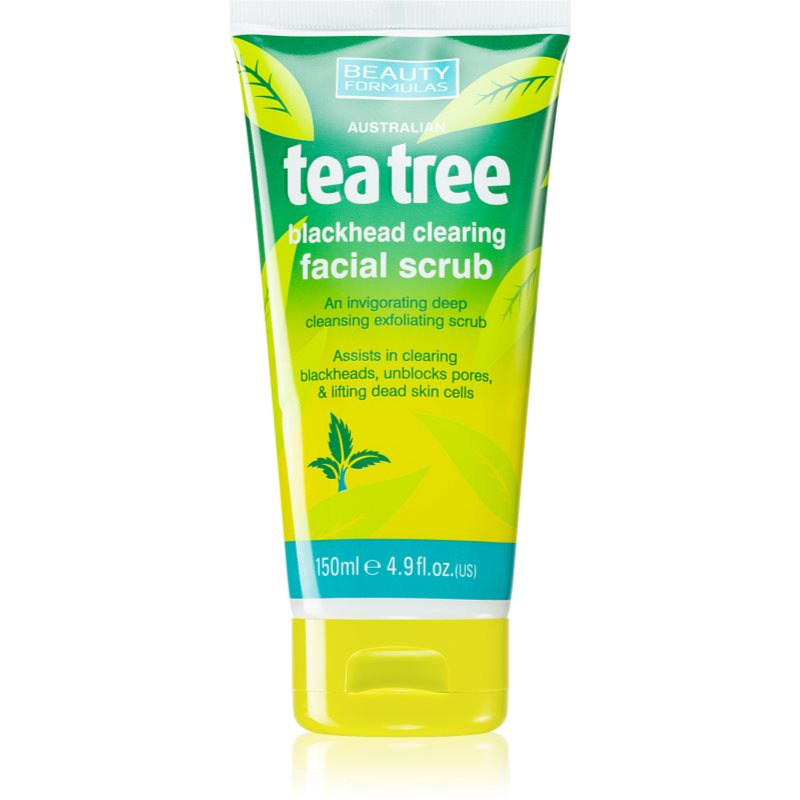 Beauty Formulas Tea Tree arctisztító peeling a problémás bőrre 150 ml-Ár
