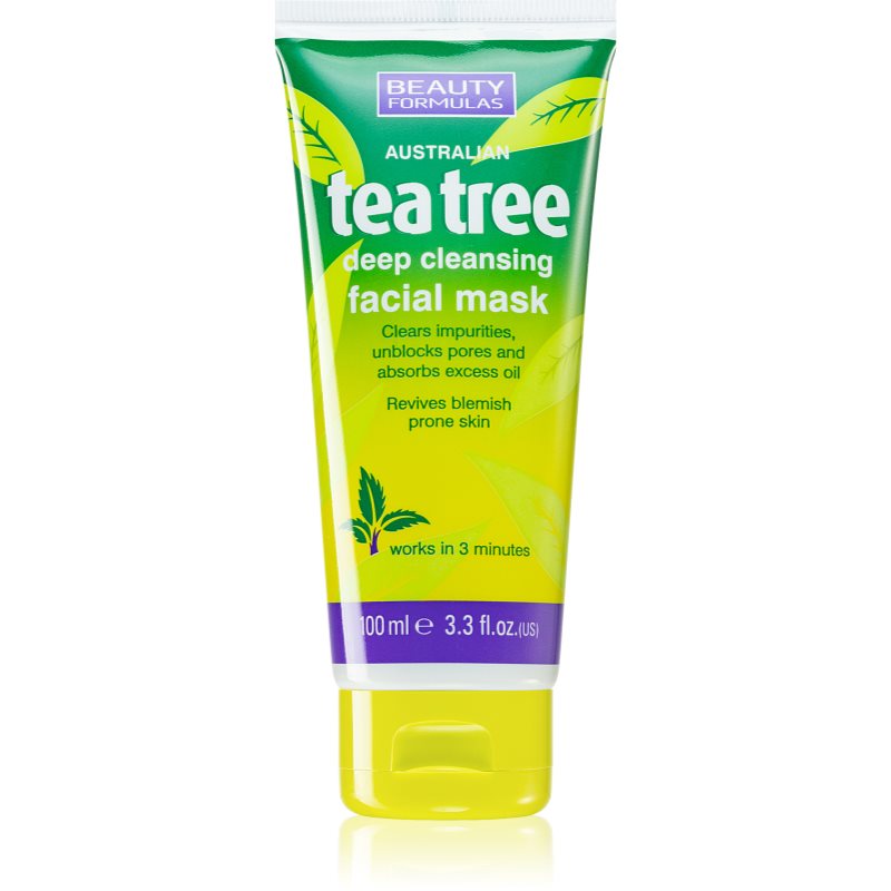 Beauty Formulas Tea Tree mélyen tisztító maszk 100 ml-Ár
