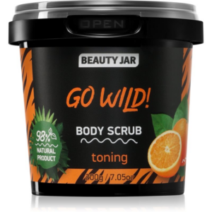 Beauty Jar Go Wild! hidratáló testpeeling frissítő hatással 200 g