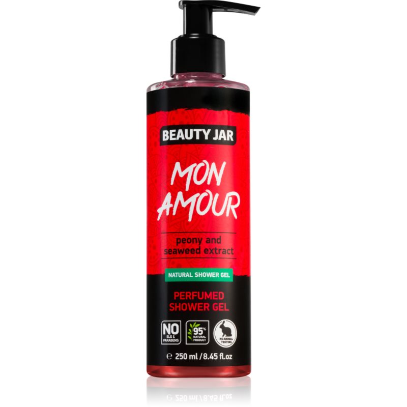 Beauty Jar Mon Amour parfümös tusfürdő lágyító bazsarózsával 250 ml-Ár