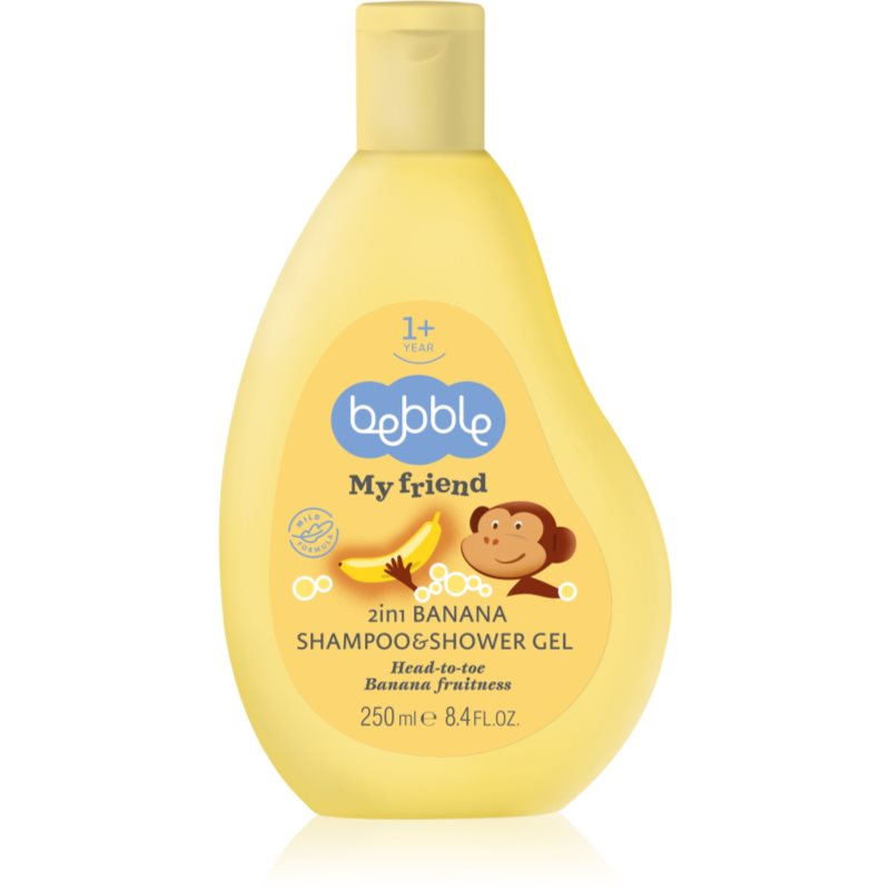 Bebble Banana Shampoo & Shower Gel sampon és tusfürdő gél 2 in 1 gyermekeknek 1+ 250 ml-Ár