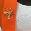 Bee A-2-21-9 black brooch